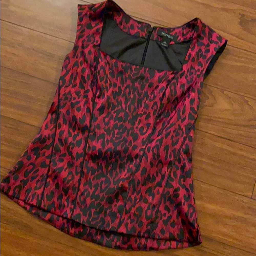 WHBN Red Leopard Tank Top